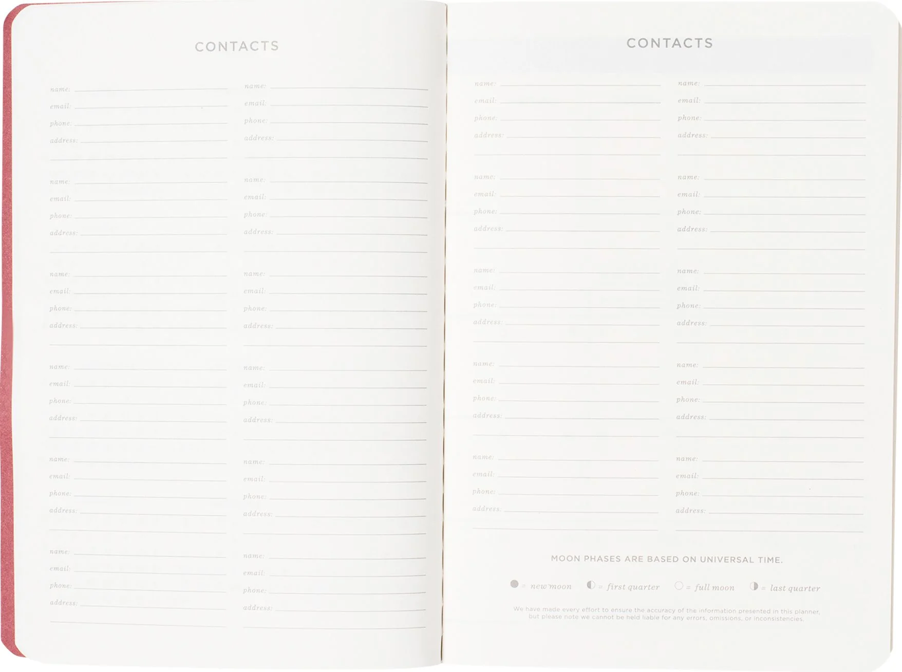 2026-2027 Romantic Birds Monthly Pocket Planner - Image 4