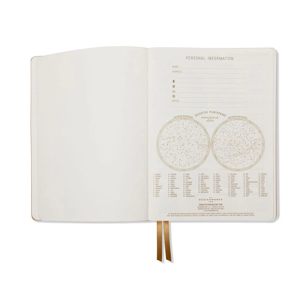 2026-2027 Rose Shadow Stripe Daily Planner - Image 3