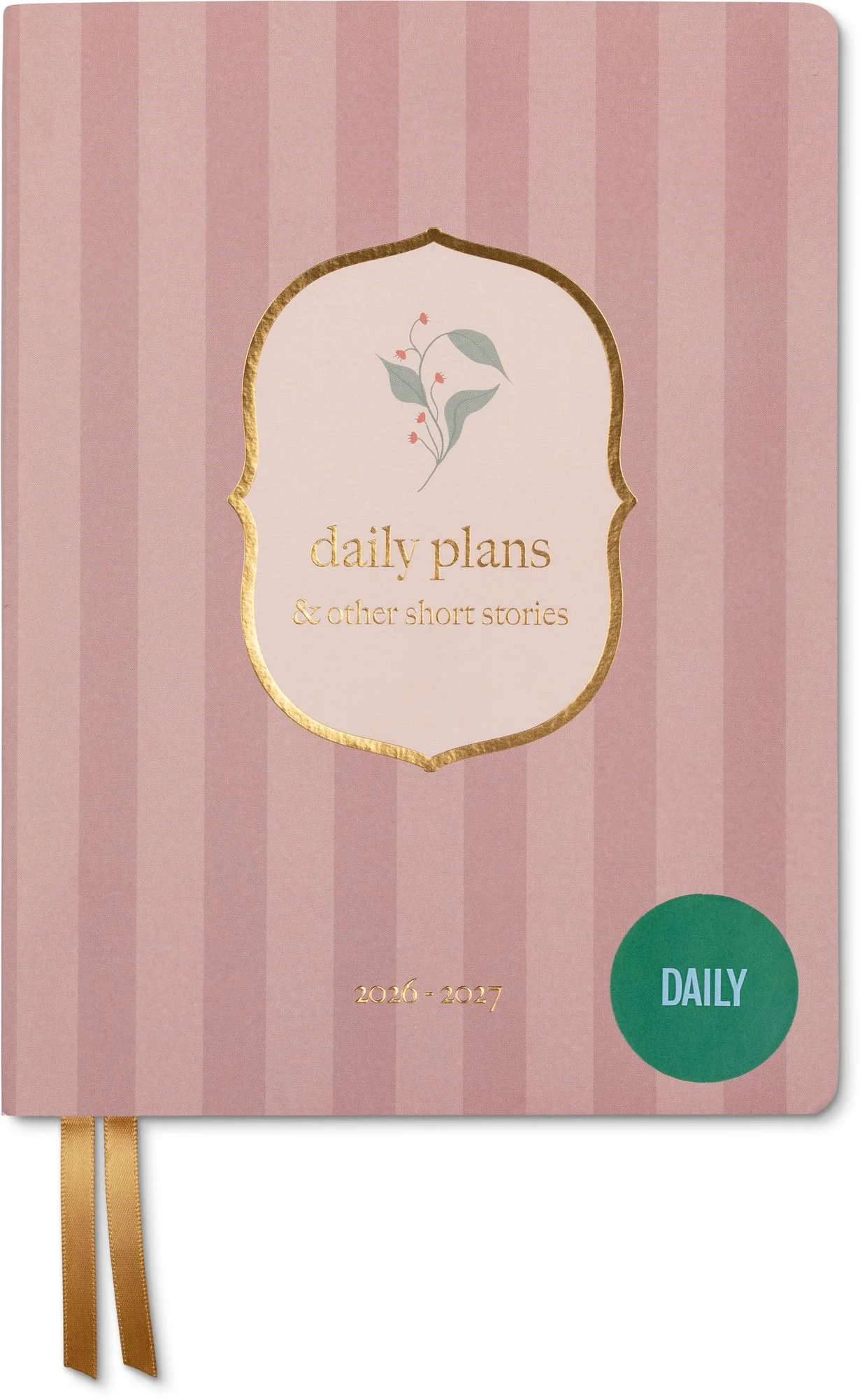 2026-2027 Rose Shadow Stripe Daily Planner - Image 8