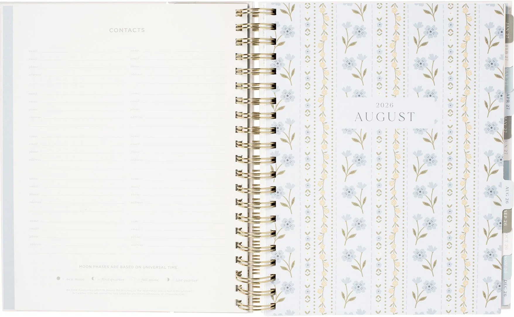 2026-2027 Rosemary Frame Weekly Desk Planner - Image 6