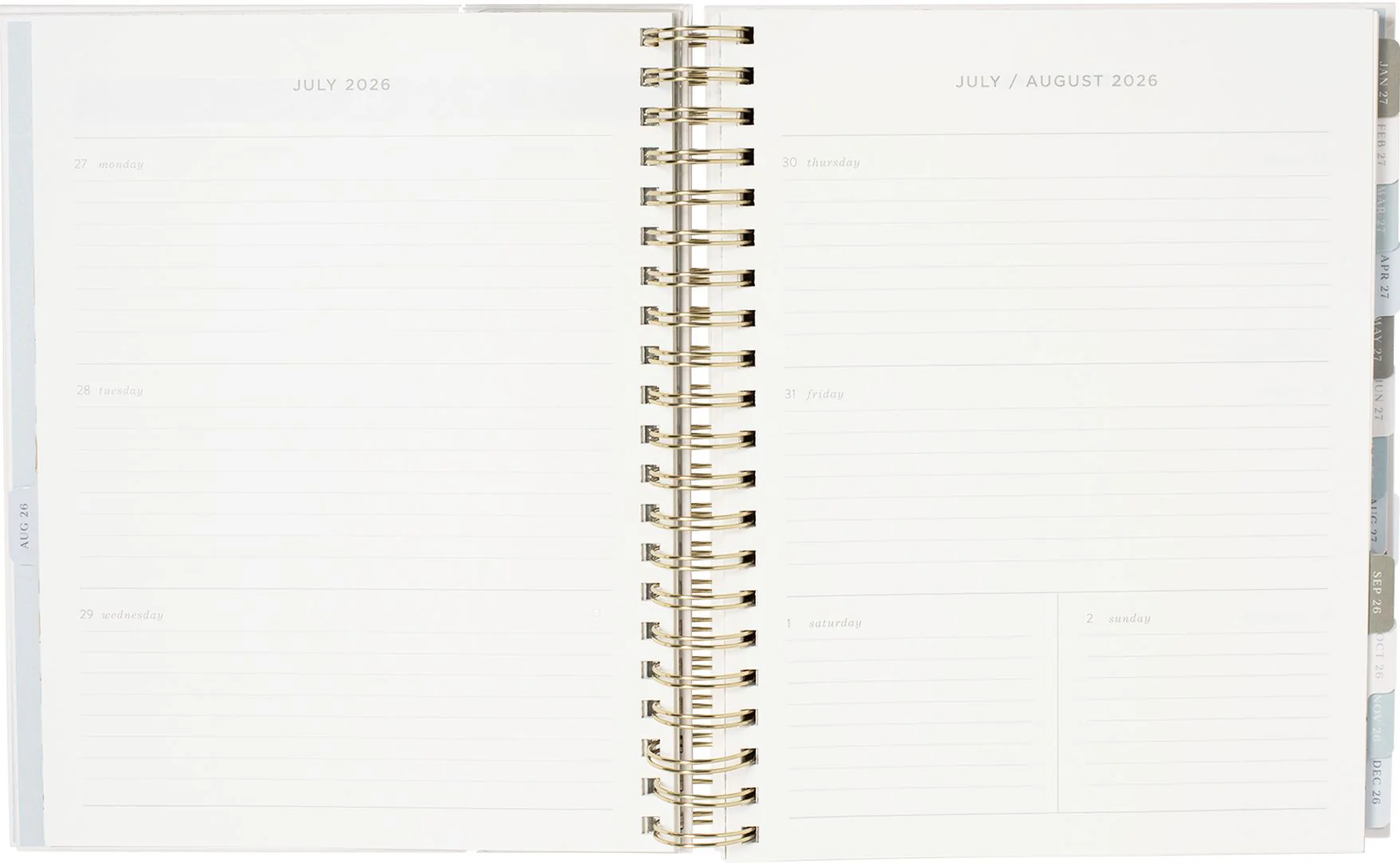 2026-2027 Rosemary Frame Weekly Desk Planner - Image 7