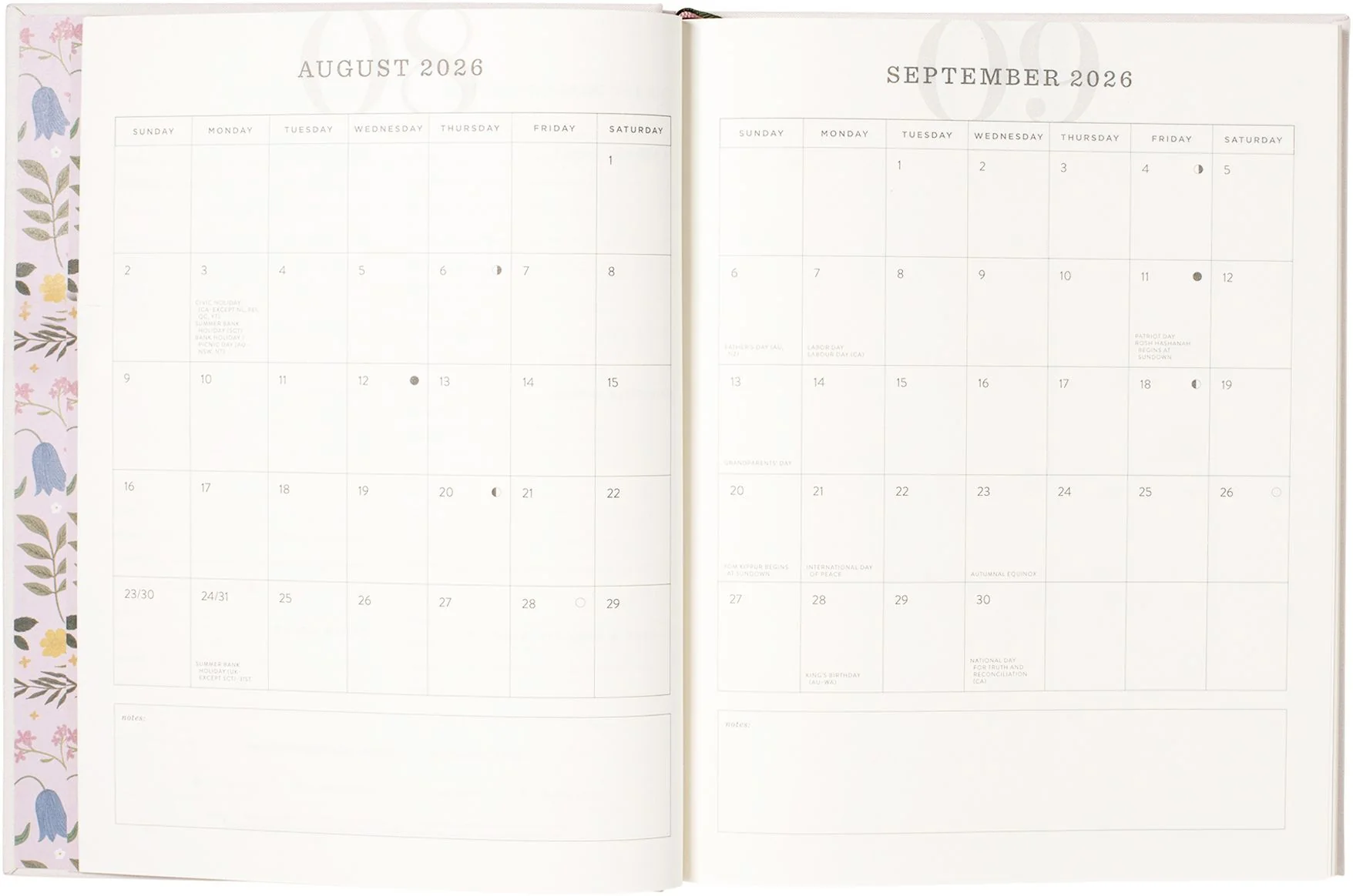 2026-2027 Storybook Flower Weekly Desk Planner - Image 5