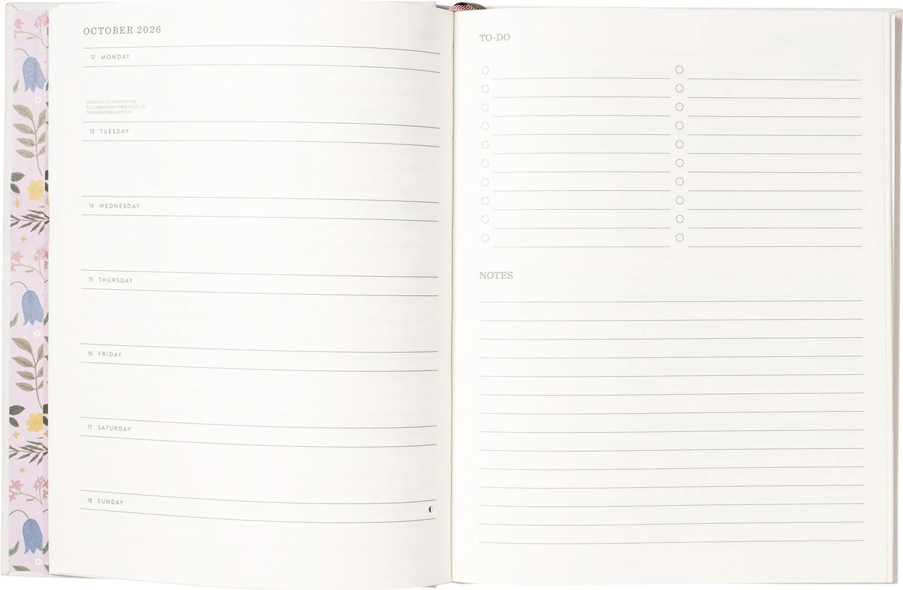 2026-2027 Storybook Flower Weekly Desk Planner - Image 8