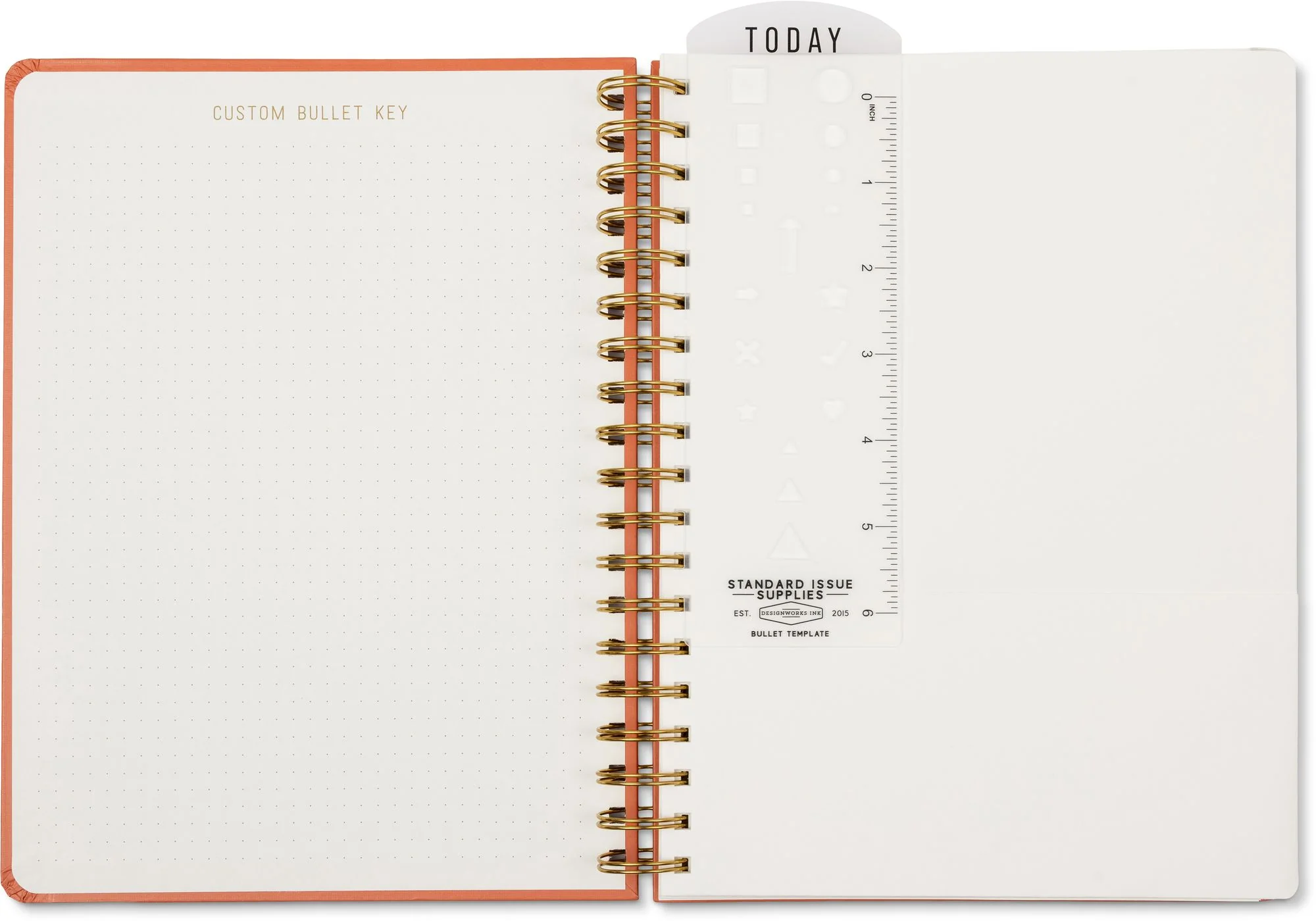 2026-2027 Tangerine Standard Issue Weekly Desk Planner - Image 10