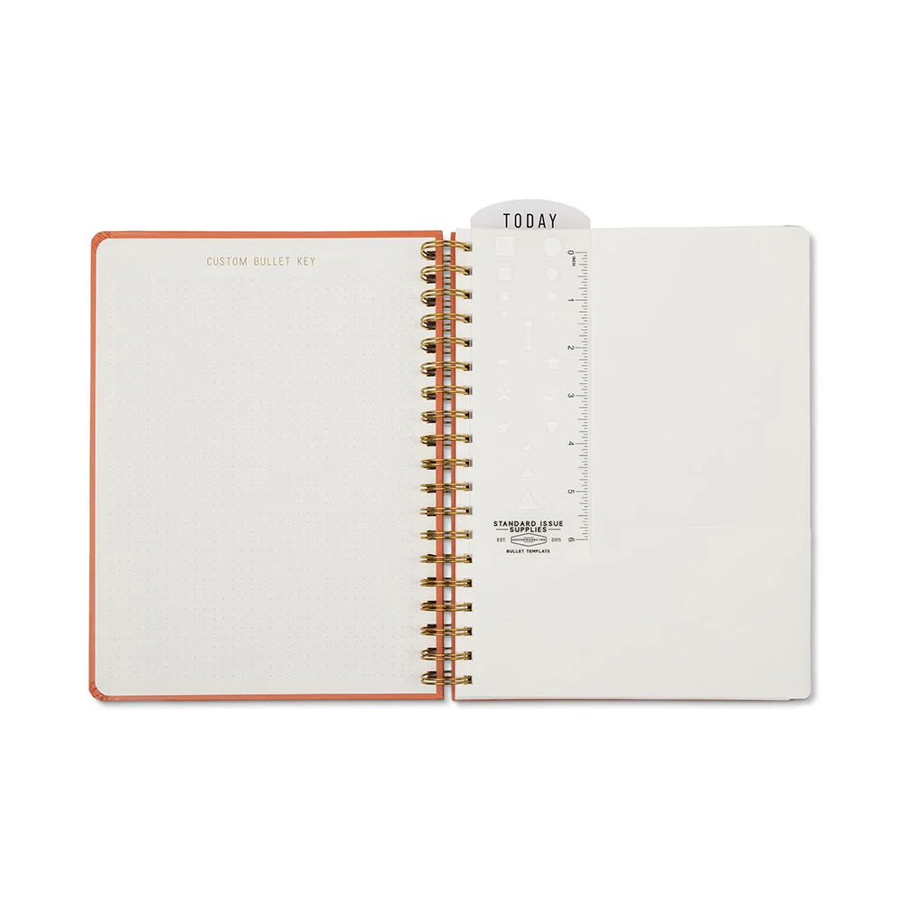 2026-2027 Tangerine Standard Issue Weekly Desk Planner - Image 3
