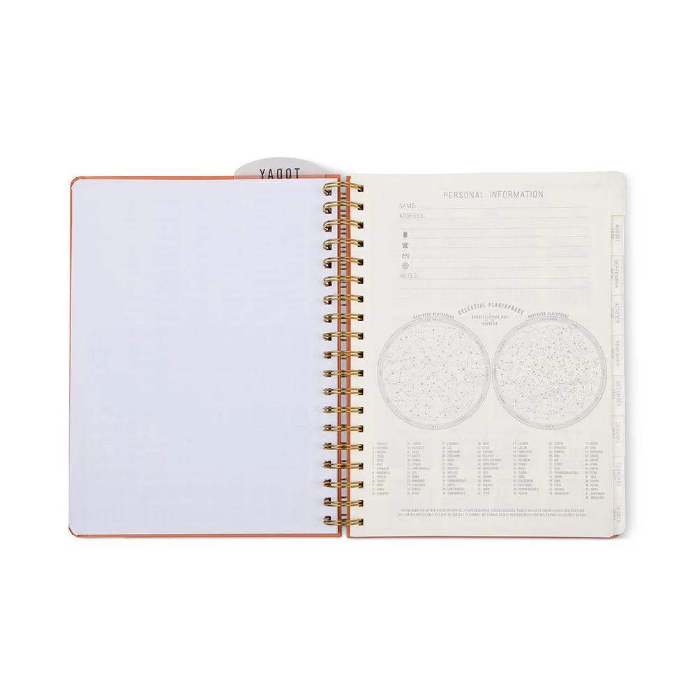 2026-2027 Tangerine Standard Issue Weekly Desk Planner - Image 5