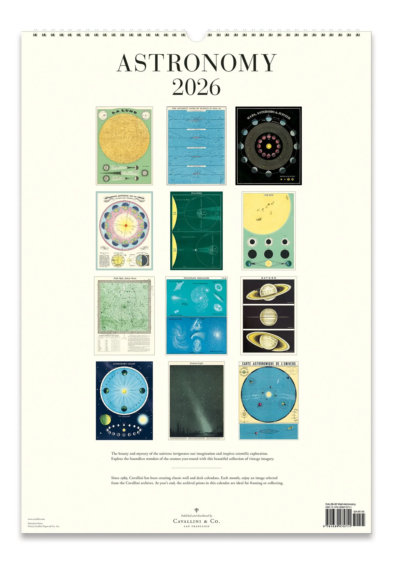 2026 Astronomy Wall Calendar - Image 3