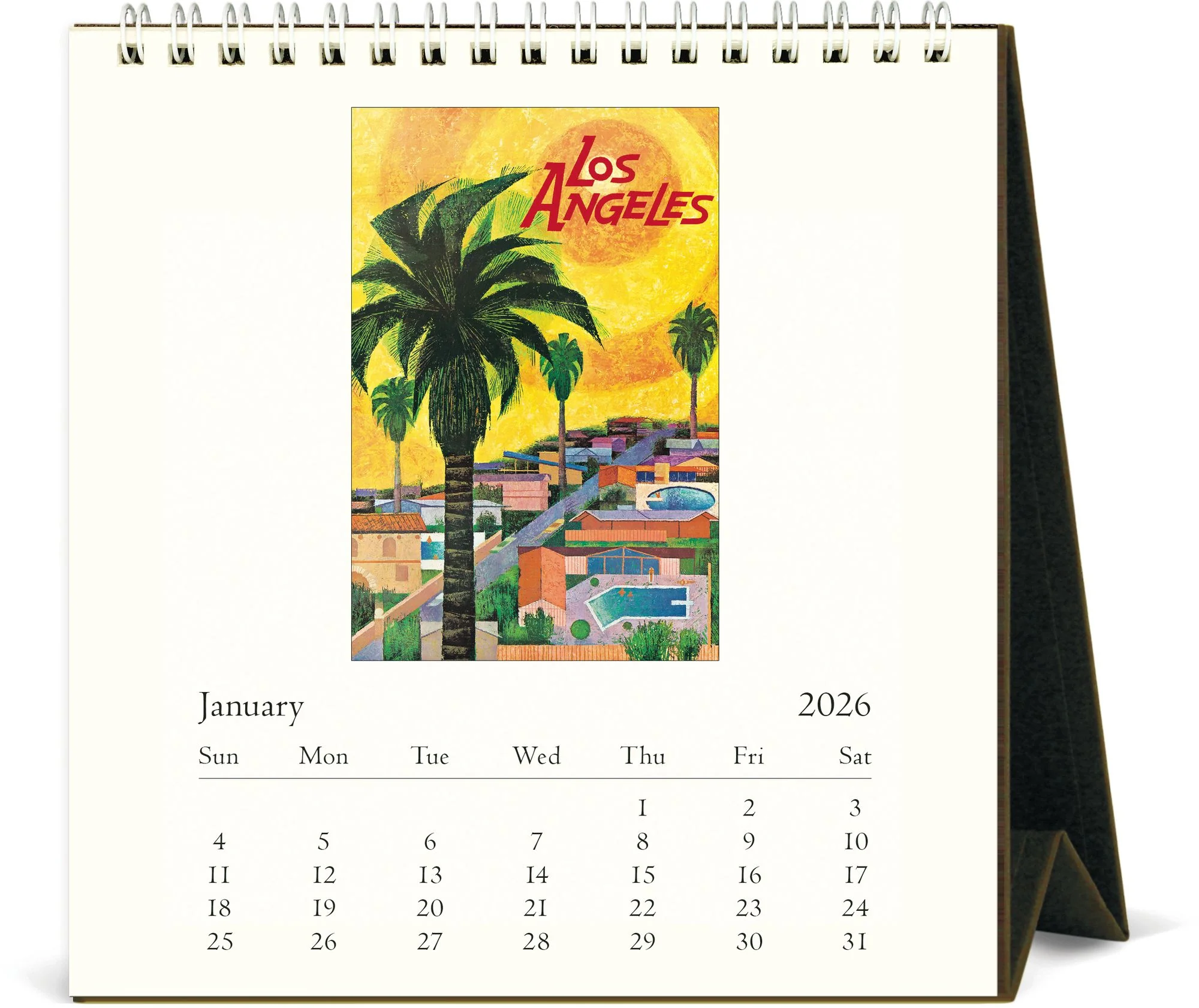 2026 Cavallini California Desk Calendar - Image 3