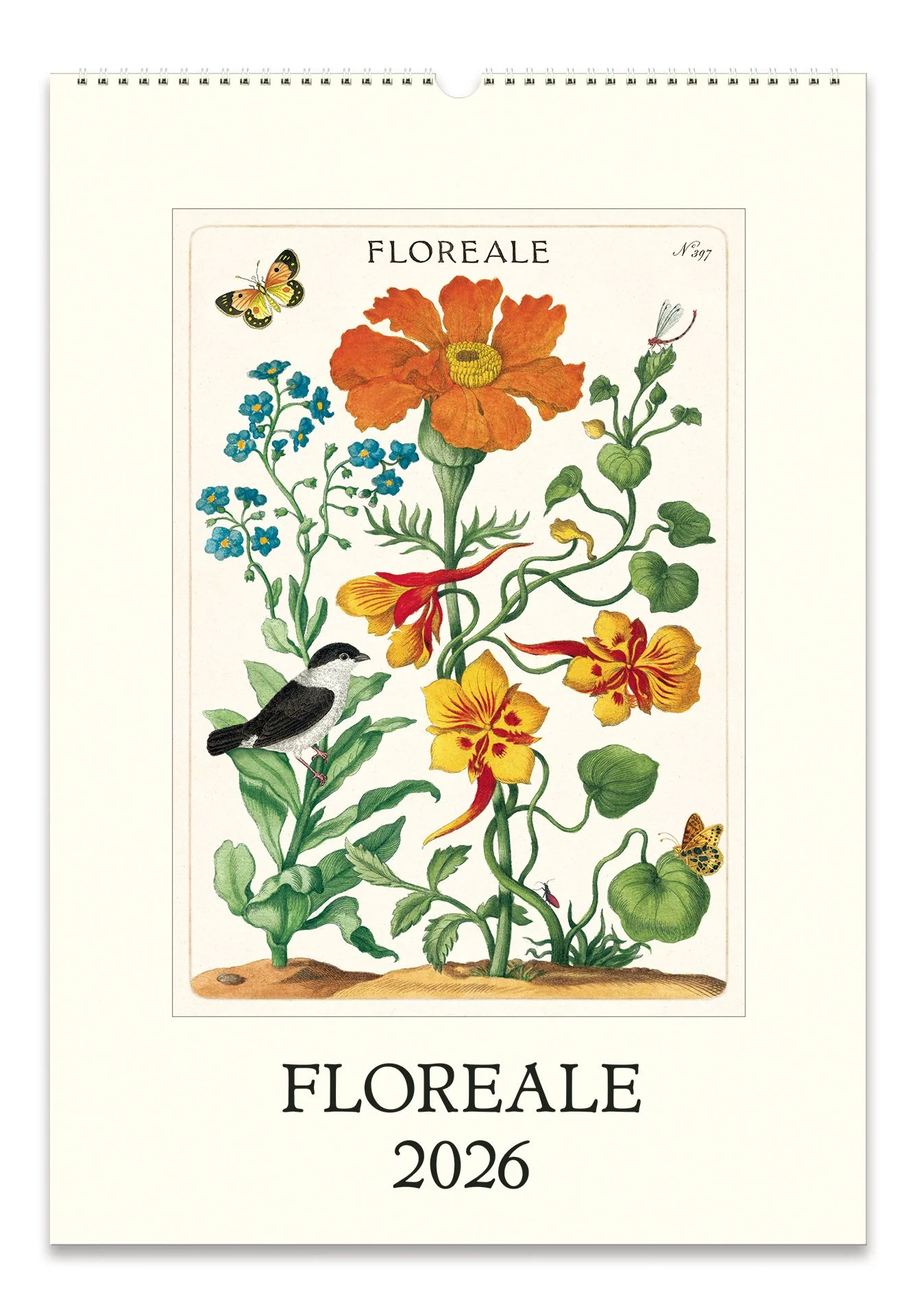 2026 Cavallini Floreale Wall Calendar