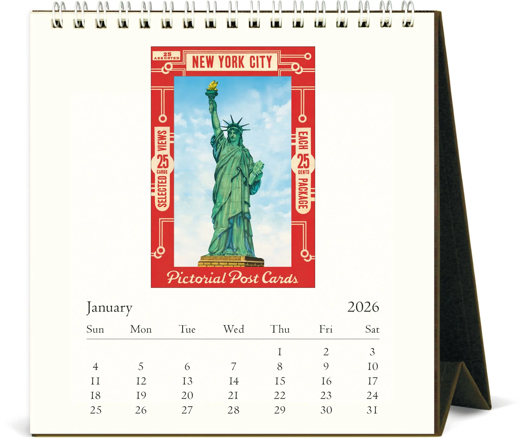 2026 Cavallini New York Desk Calendar - Image 2