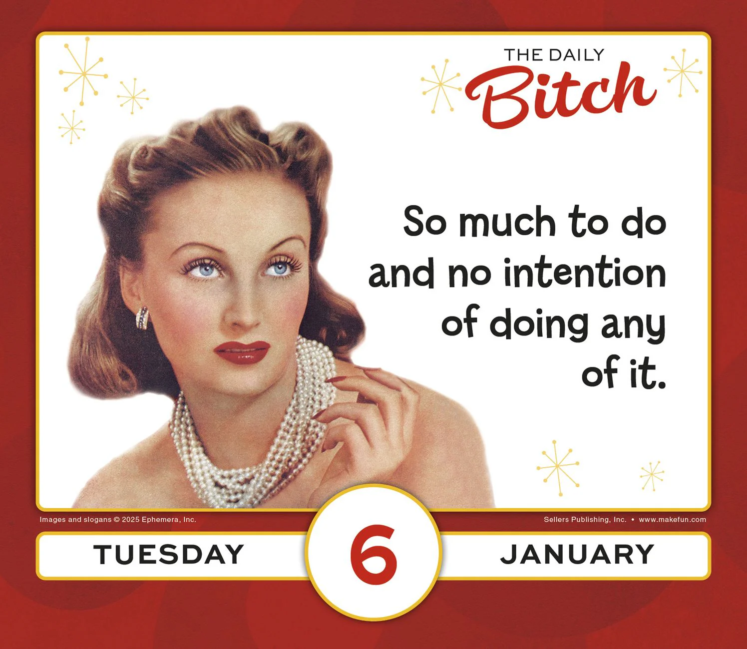 2026 Daily Bitch, The Boxed/Daily Calendar - Image 2
