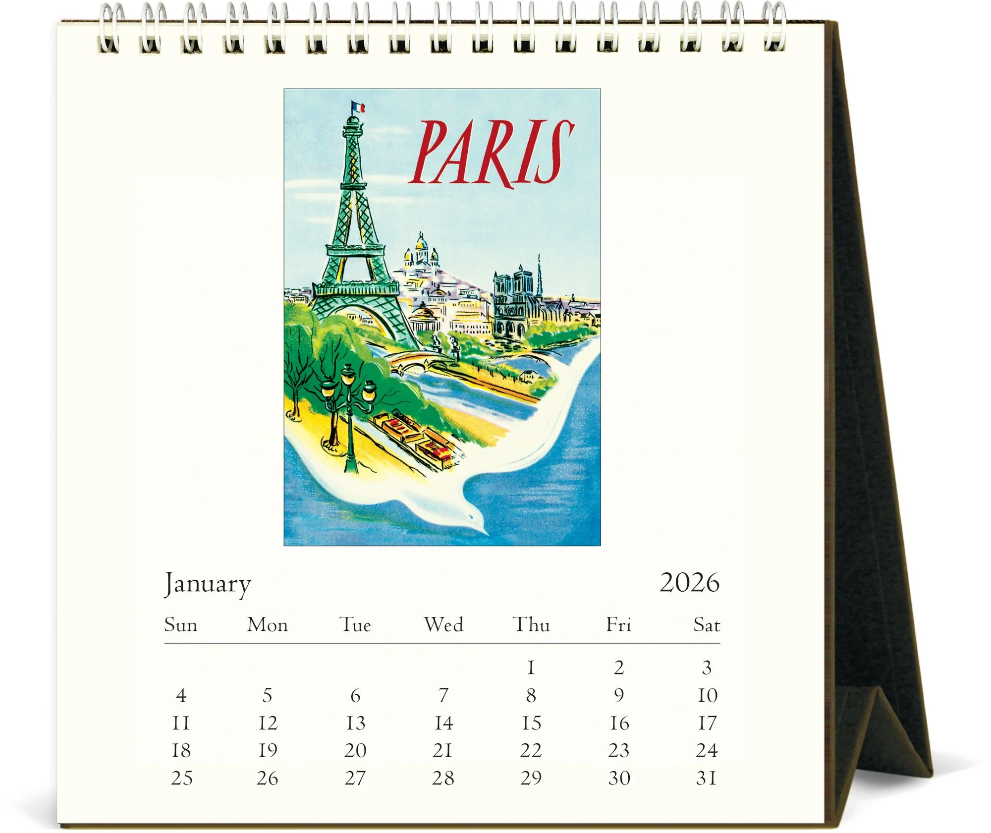 2026 Paris Desk Calendar - Image 2