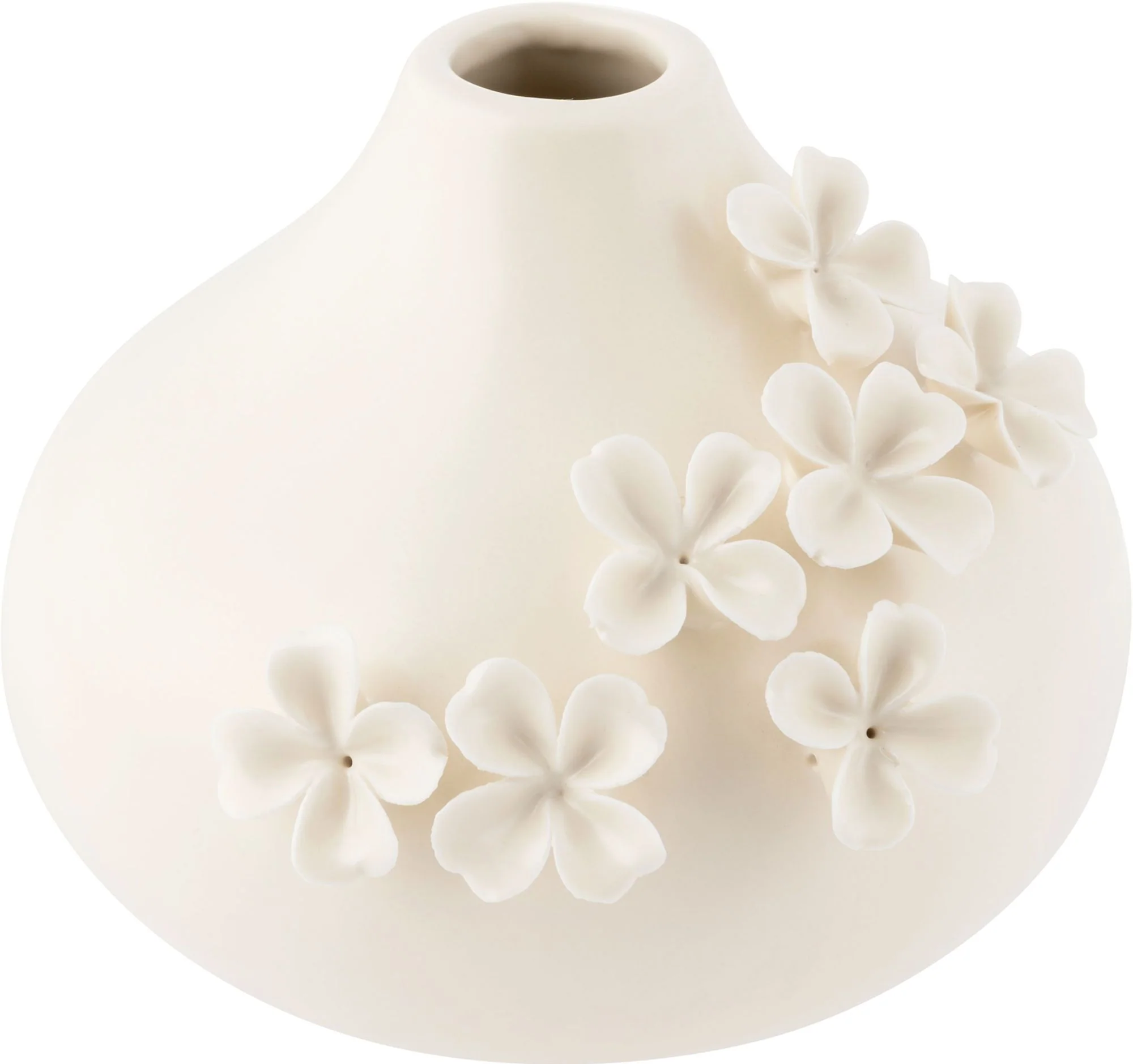 3D Floral Ceramic Vase