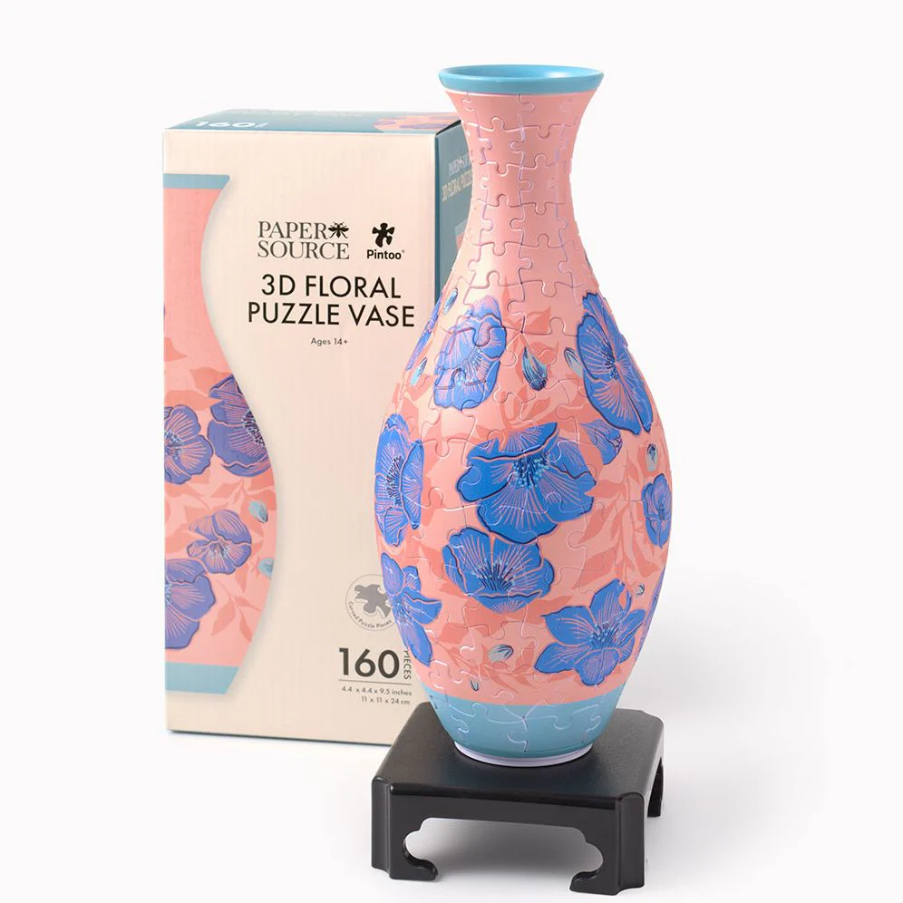 3D Floral Puzzle Vase - Image 2