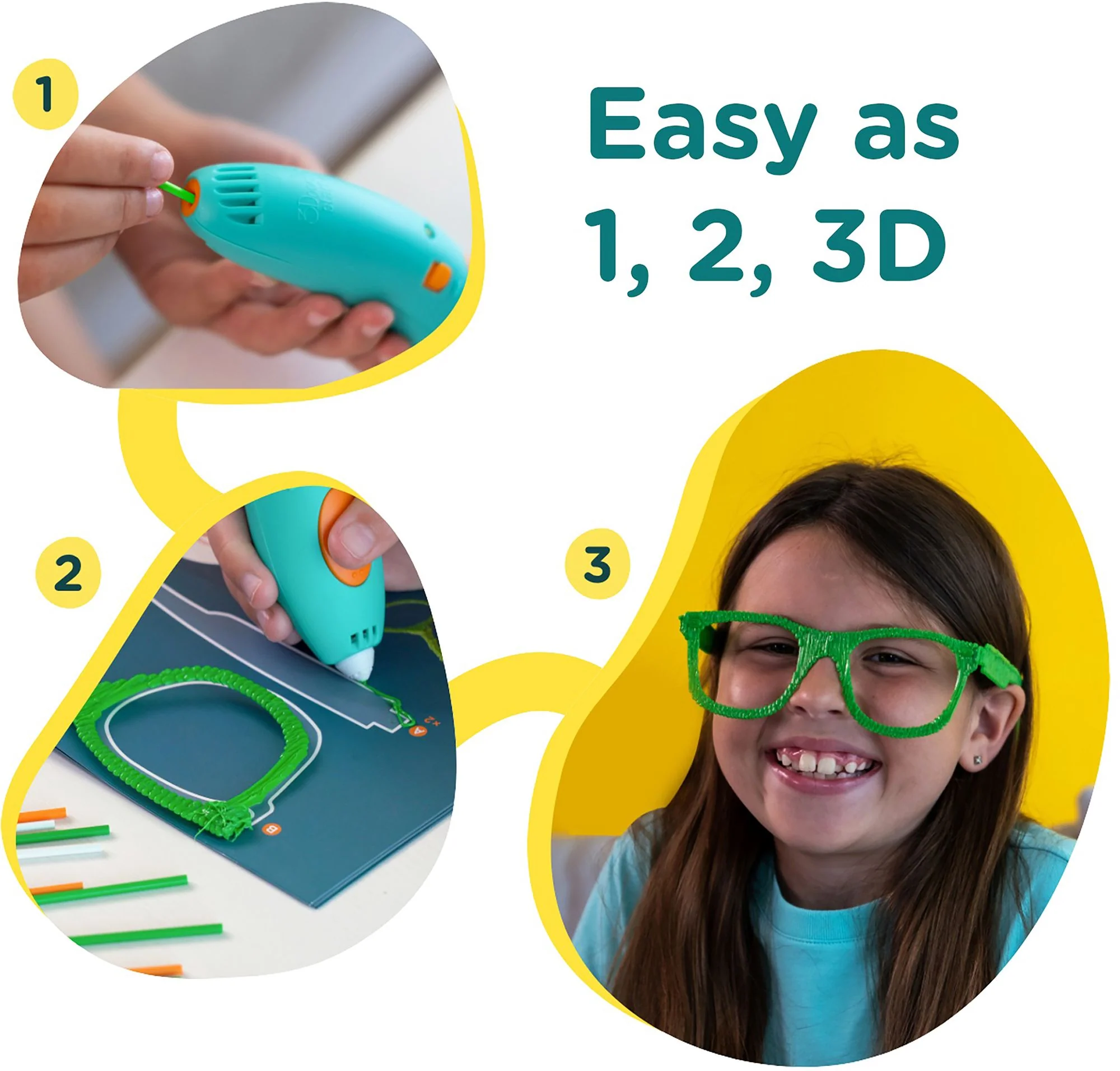 3Doodler Start+ Essentials 3D Pen Set for Kids, Easy to Use, Learn from Home Art Activity Set, Educational STEM Toy for Boys & Girls Ages 6+ - Image 2