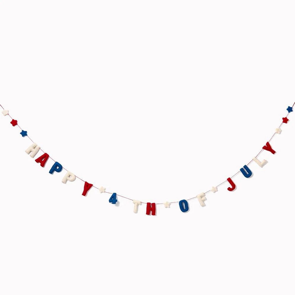 4th Of July Felt garland - Image 2
