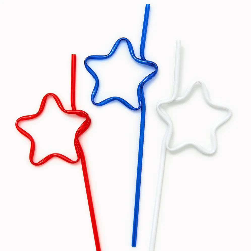 4th of July Star Straws - Image 2