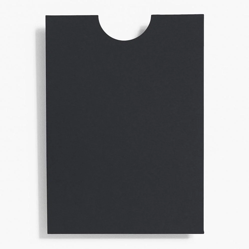 A7 Black Half-Moon Enclosures