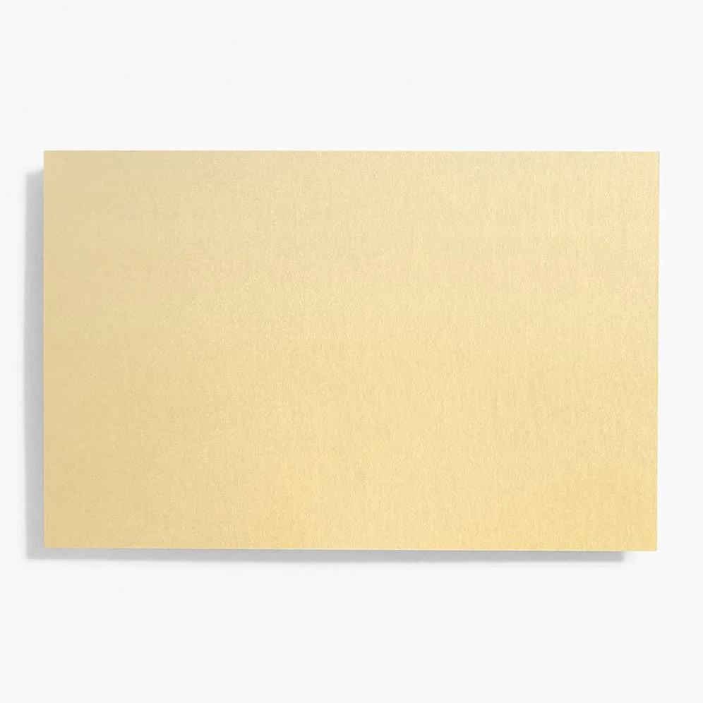 A9 Shimmer Gold Note Cards