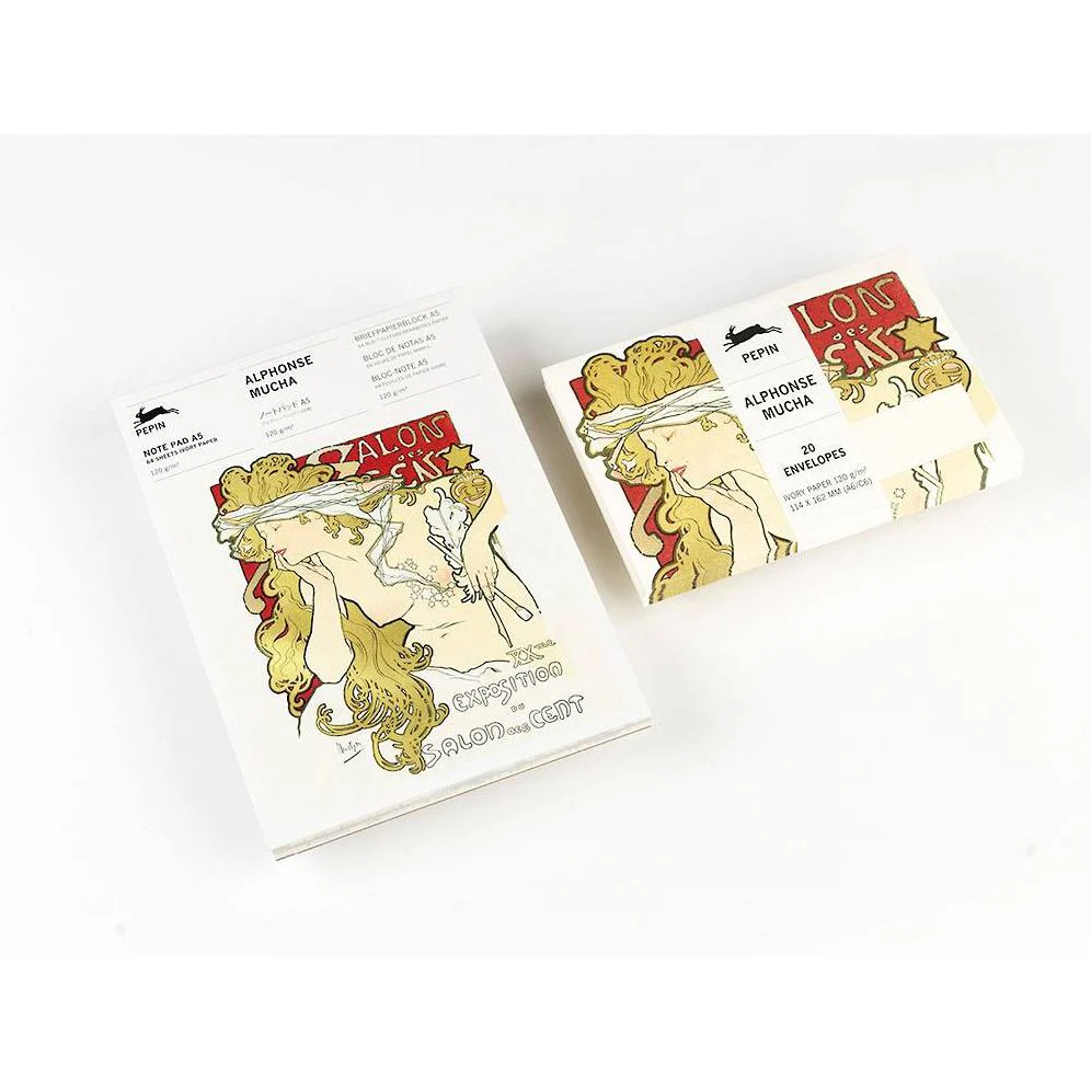 Alphonse Mucha A5 Note Pad - Image 2