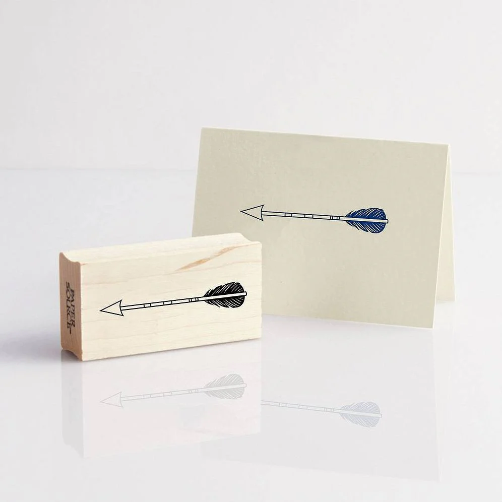 Arrow Rubber Stamp