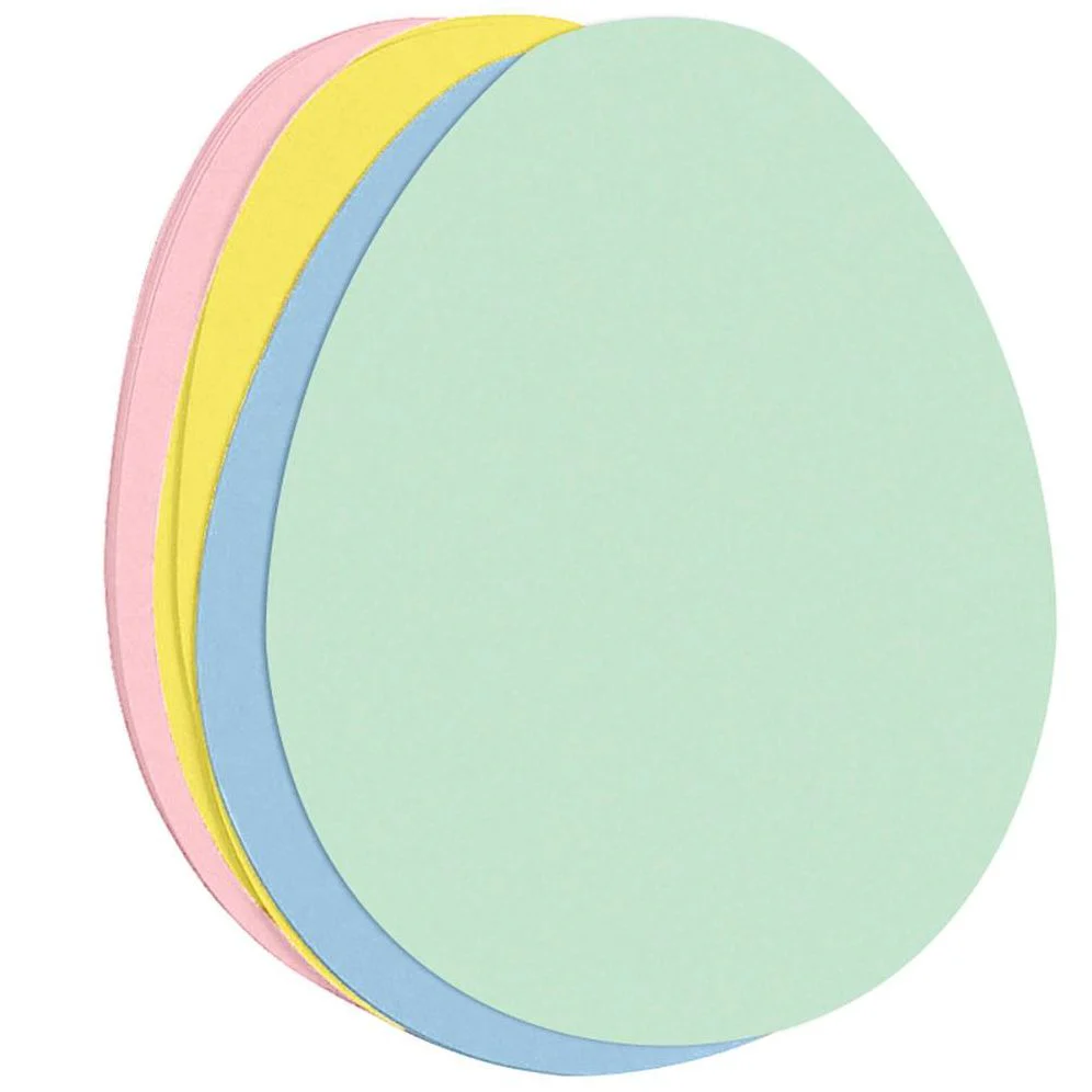 Assorted A7 Egg Shaped Cards