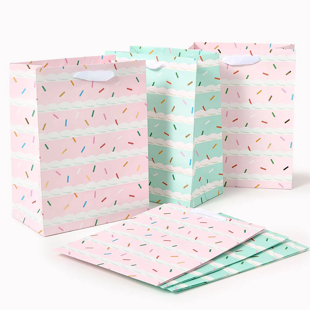 Assorted Cake Sprinkles Medium Set of Gift Bags - Image 2