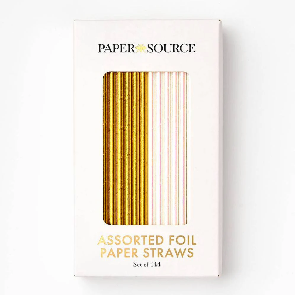Assorted Foil Paper Straws - Image 2