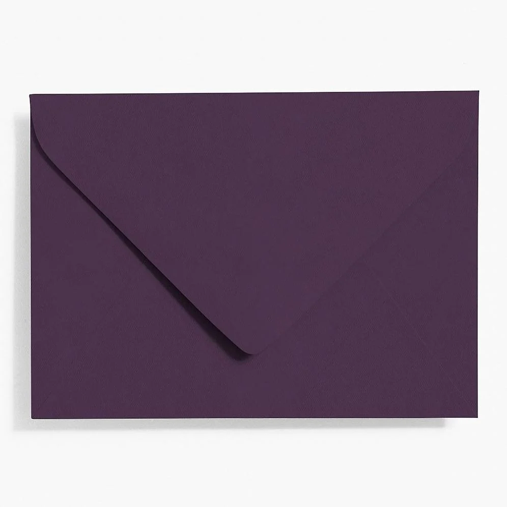Aubergine A7 Envelopes