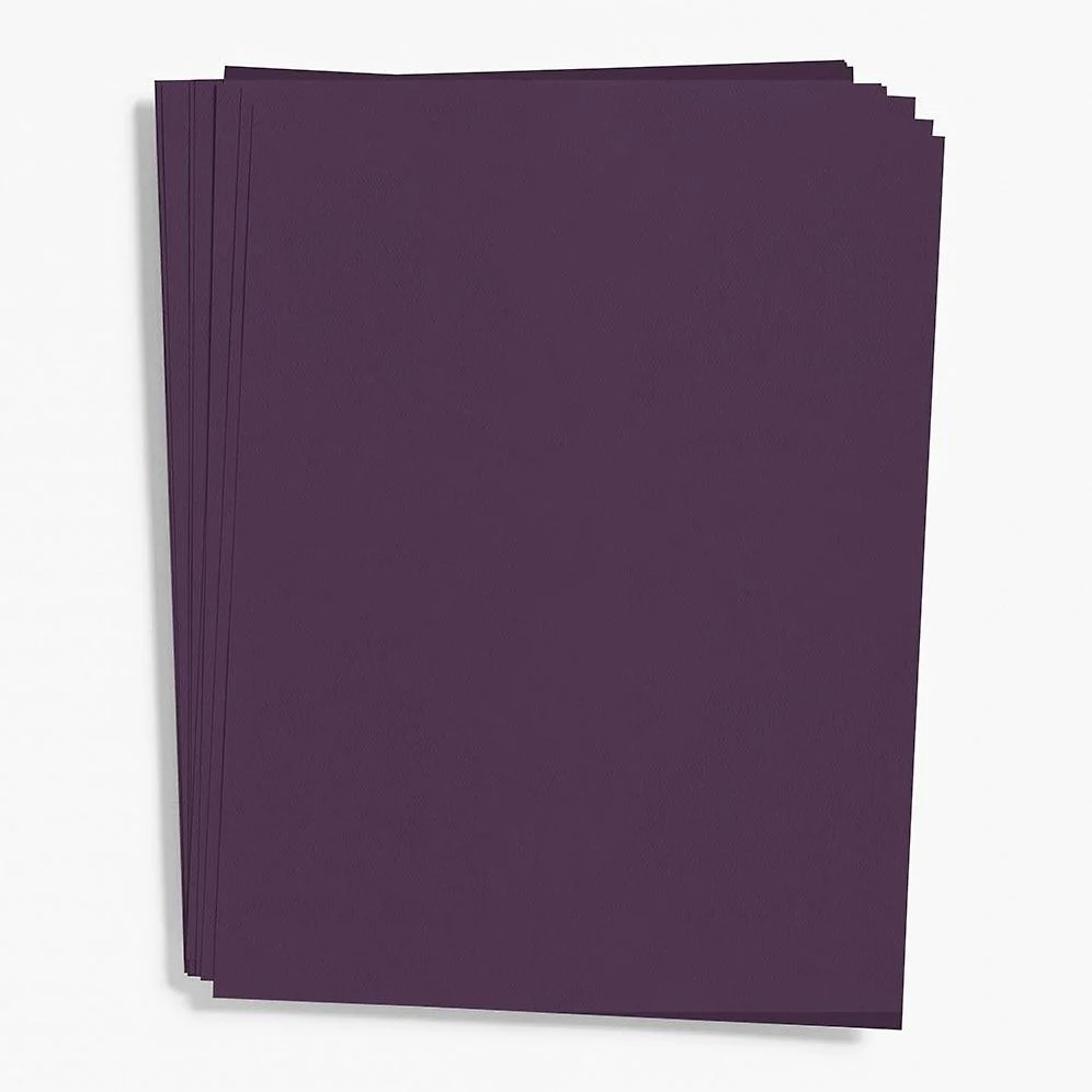 Aubergine Card Stock 26" x 20"