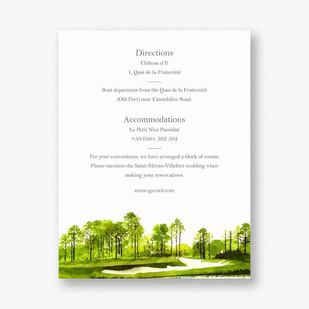 Augusta Information Card