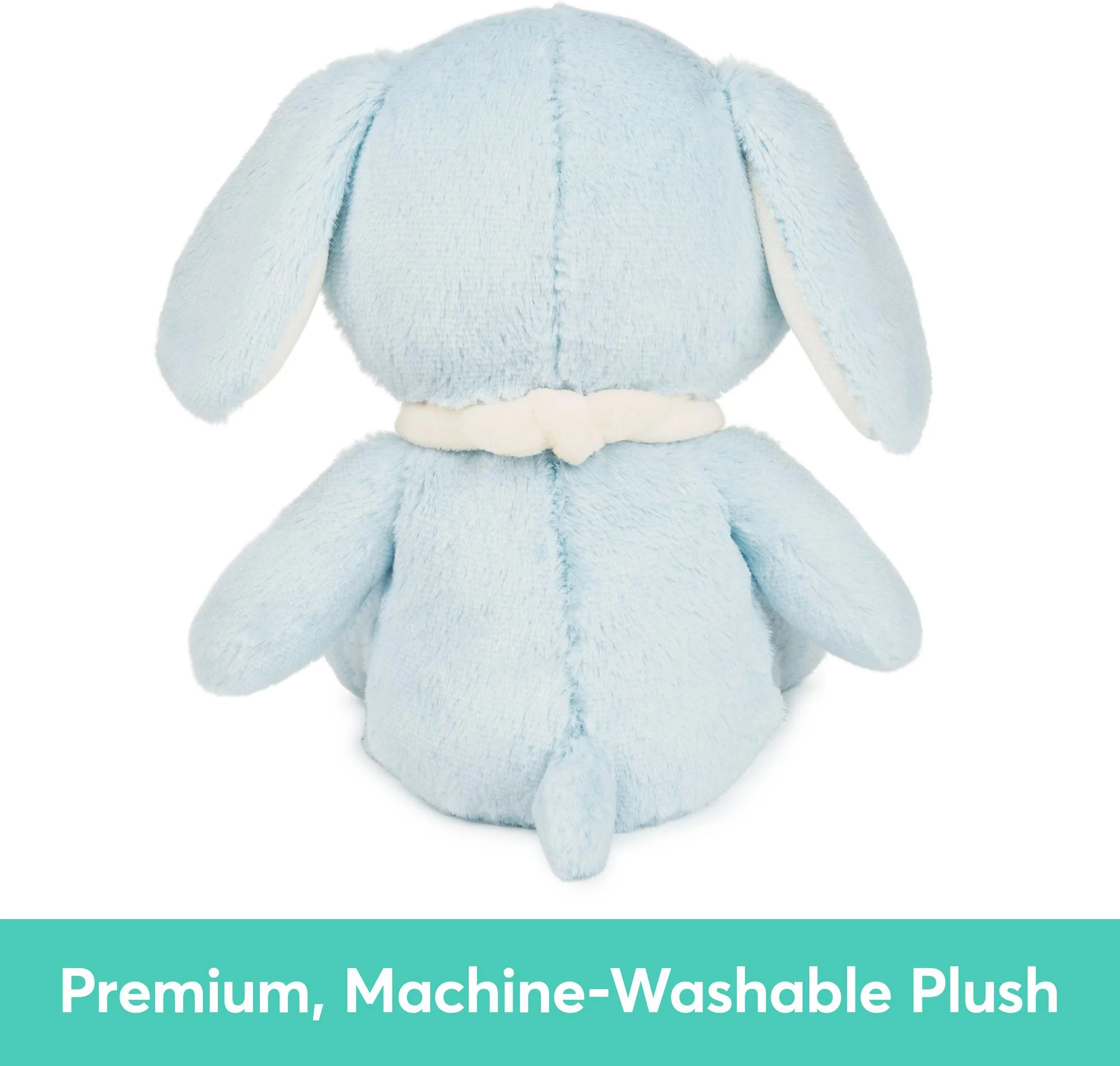 Baby GUND Sustainable Puppy Plush Stuffed Animal Made from Recycled Materials For Babies and Newborns Blue/Cream, 13" - Image 3