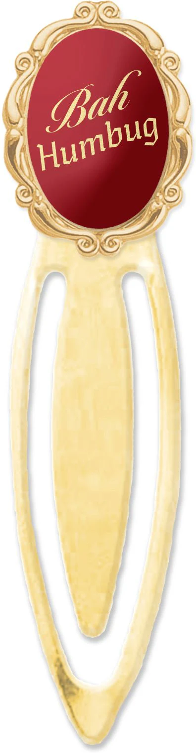 Bah Humbug Metal Clip Bookmark - Image 2