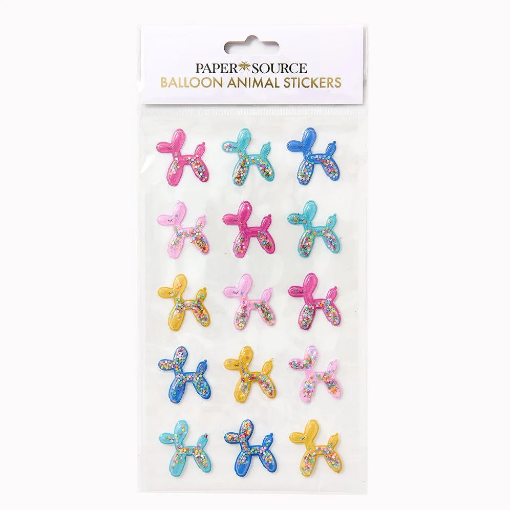 Balloon Animal Sticker Sheet