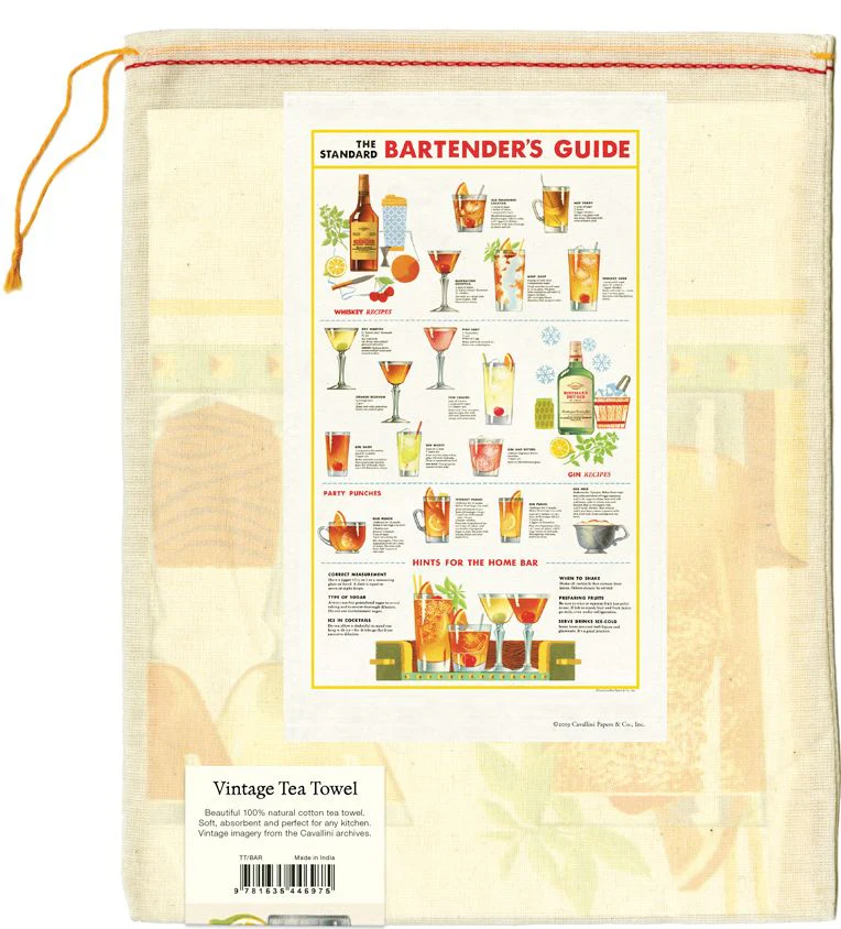 Bartender's Guide Tea Towel - Image 3