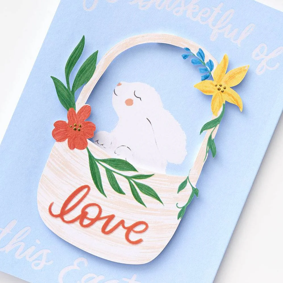 Basket Of Love Easter Card - Image 2