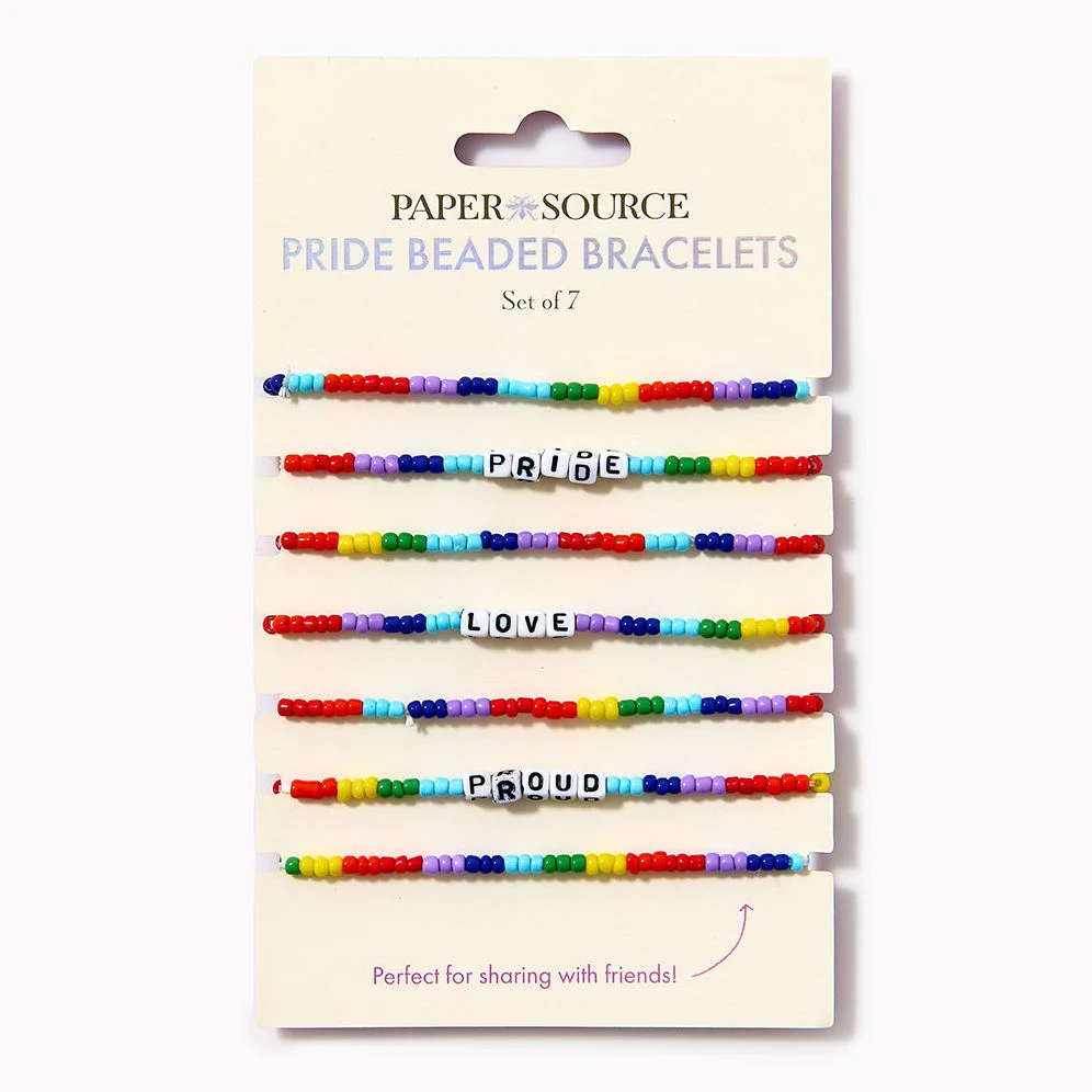 Beaded Rainbow Bracelet