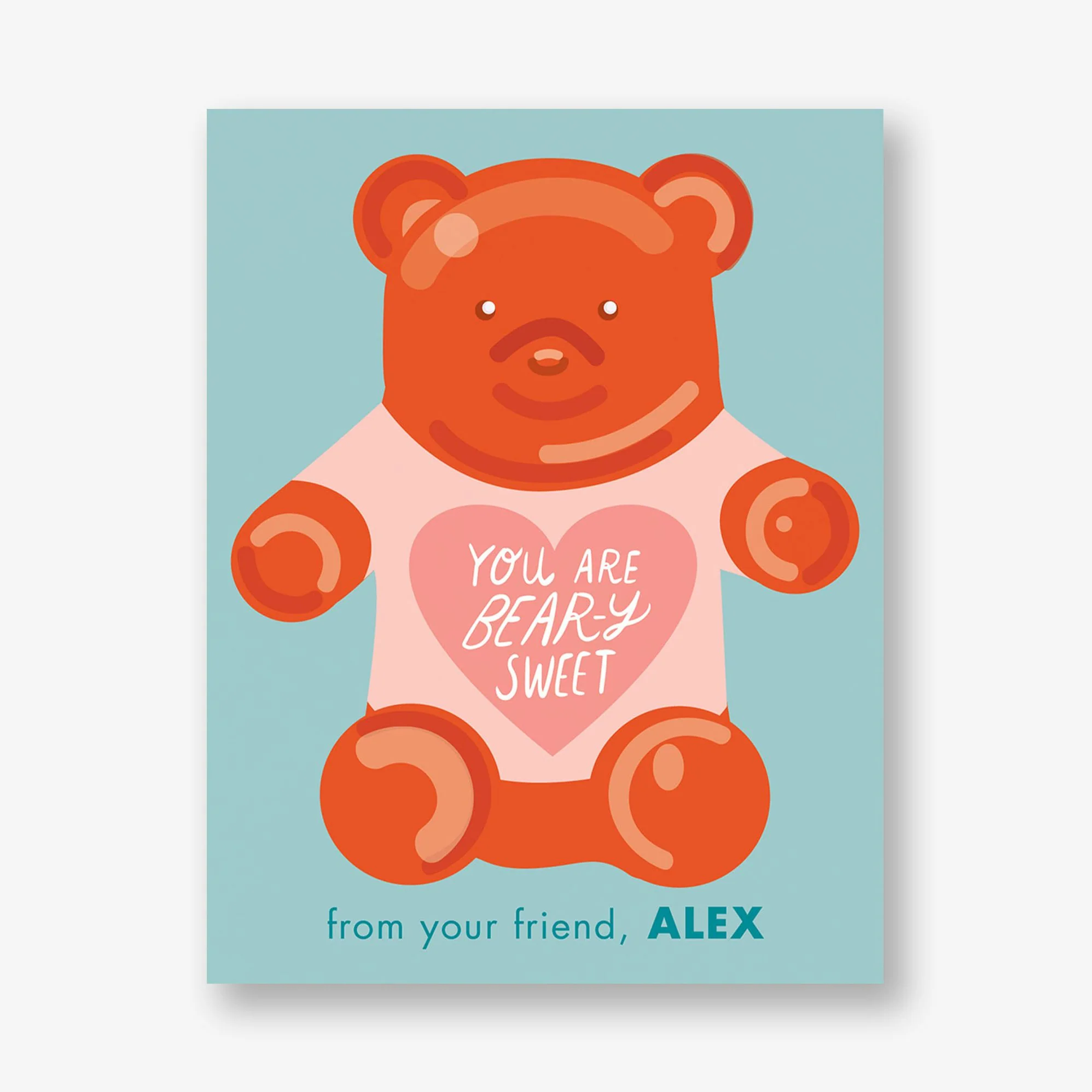 Bear-y Sweet Custom Valentine Card