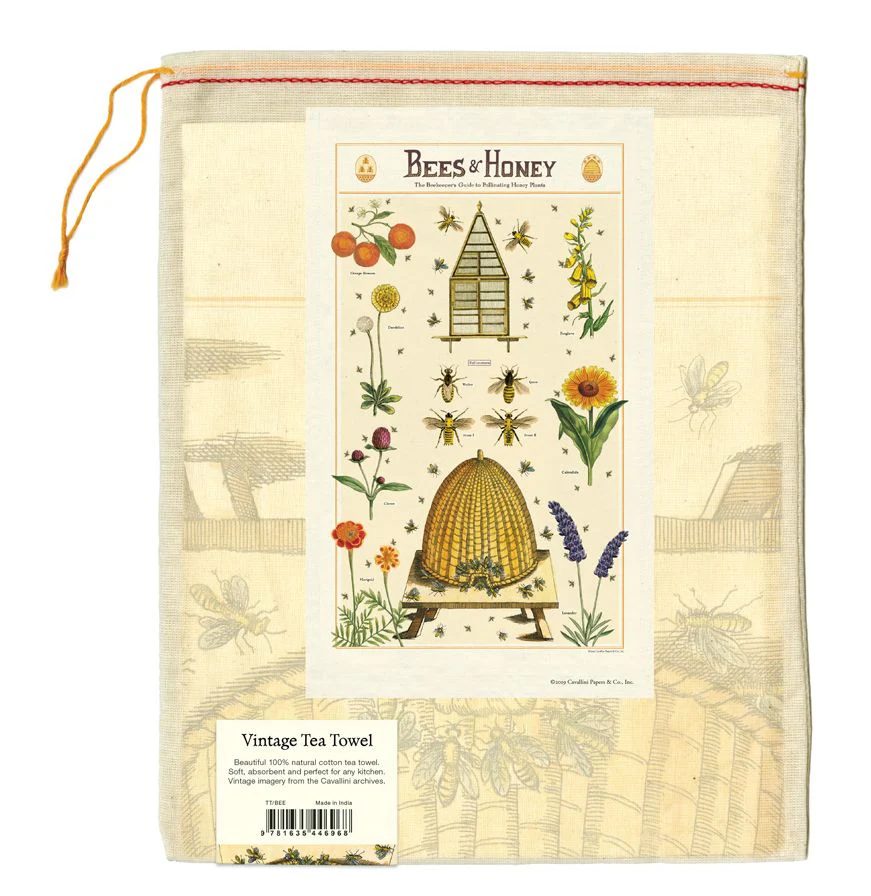Bees & Honey Tea Towel - Image 2