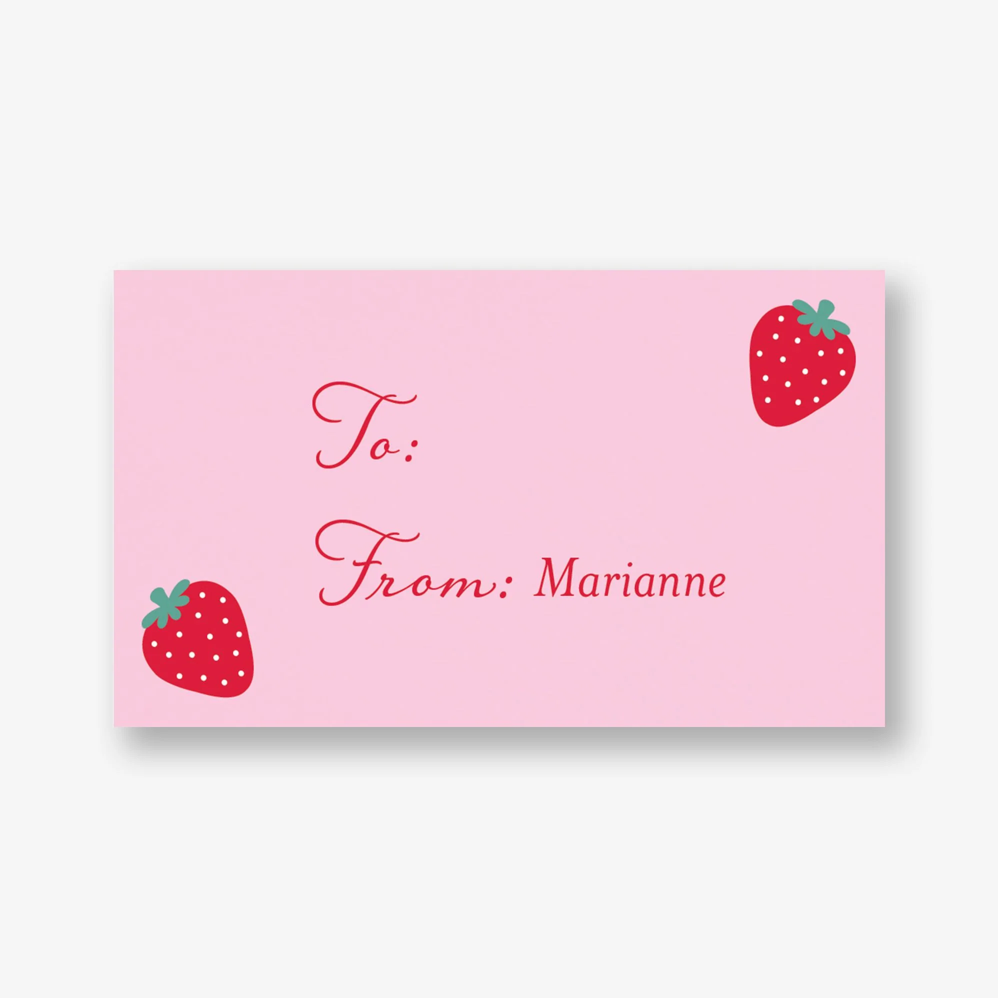 Berry Sweet Mini Valentine Card - Image 2
