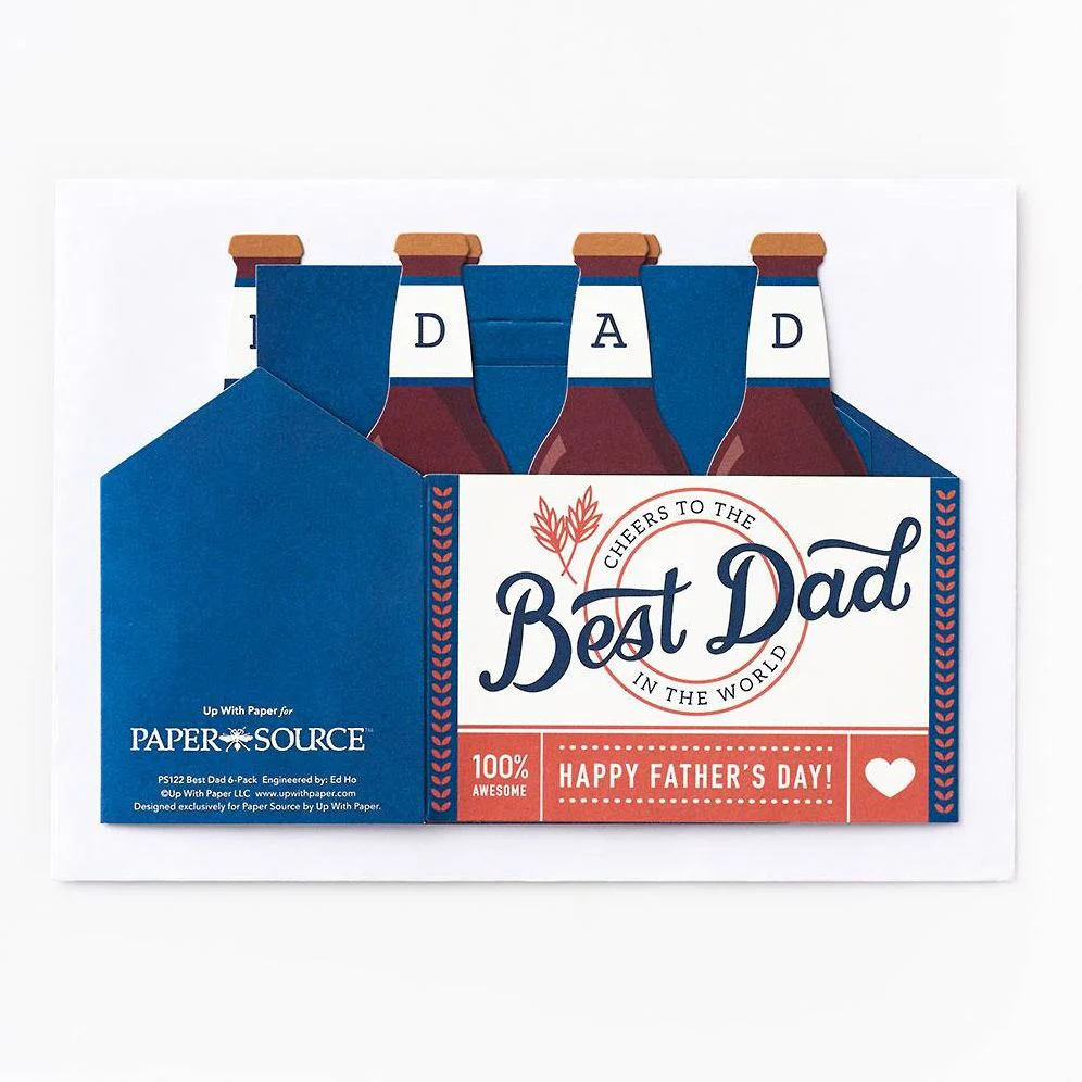 Best Dad 6 Pack Father's Day Card - Image 3