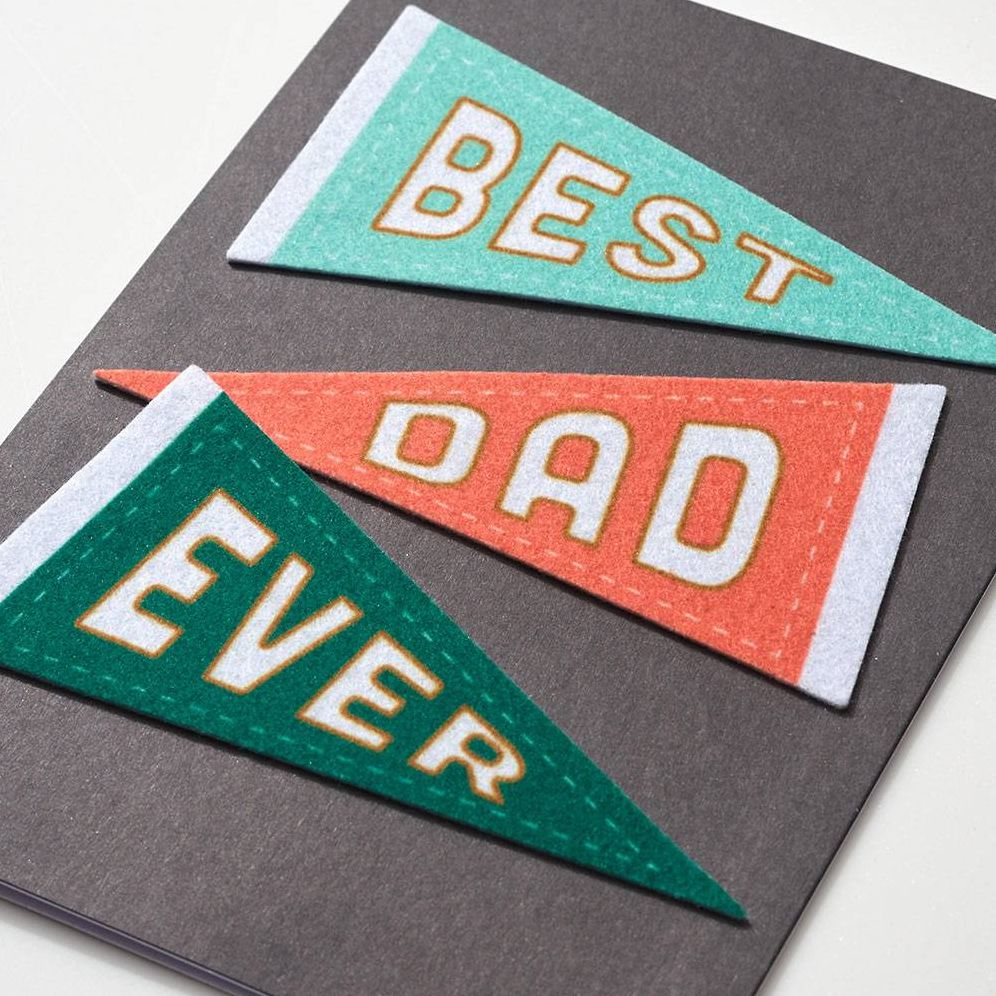 Best Dad Pennants Father's Day Card - Image 2