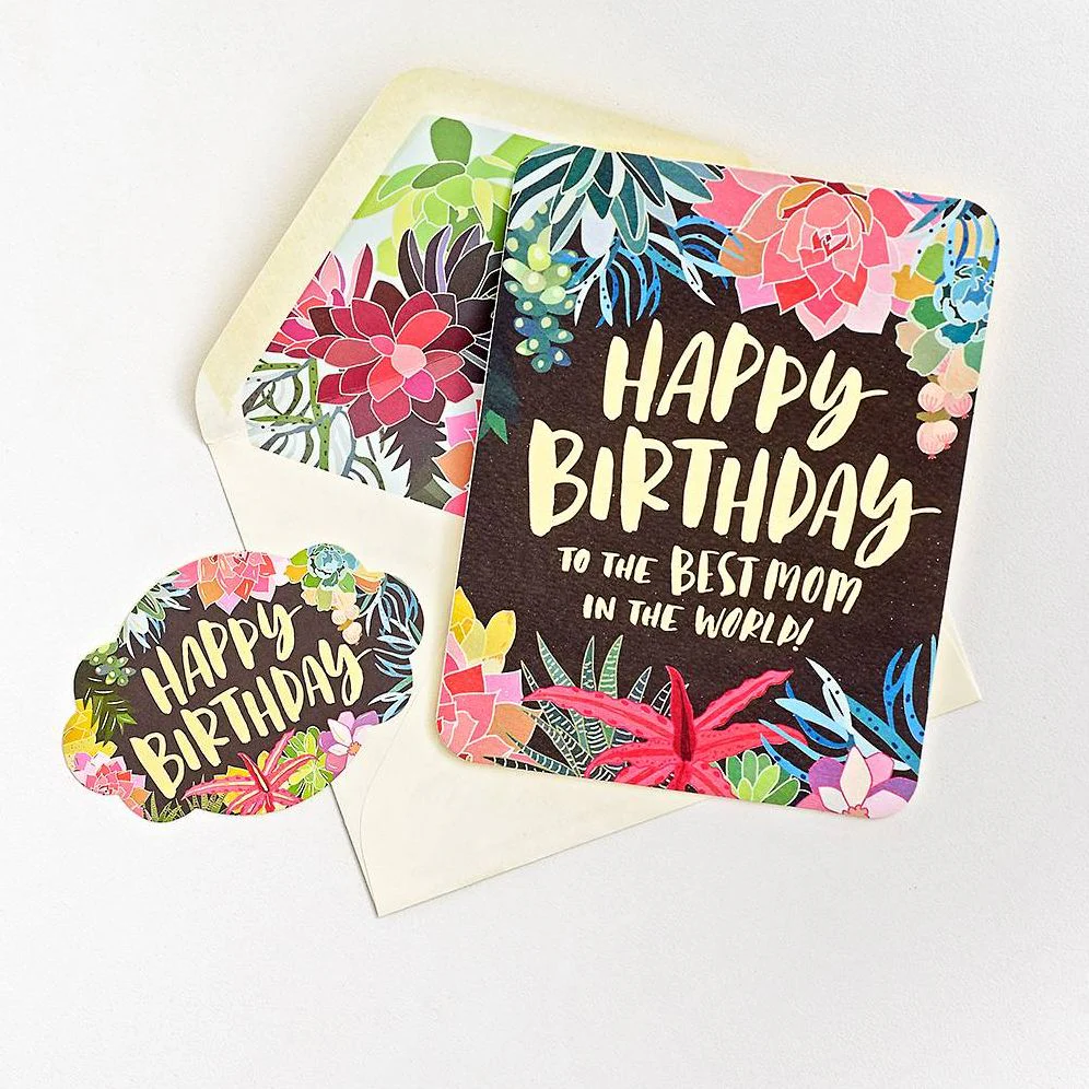 Best Mom Birthday Card