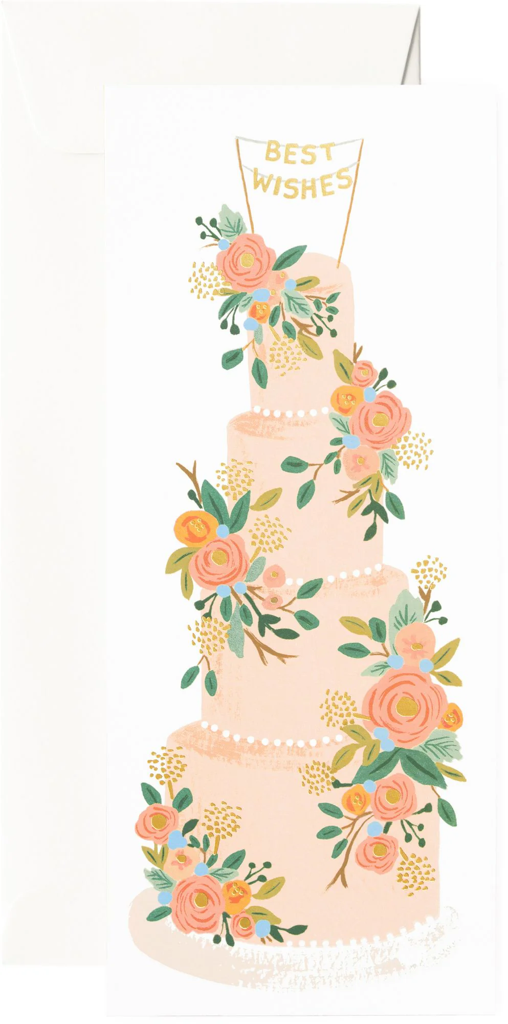 Best Wishes Wedding Money Card