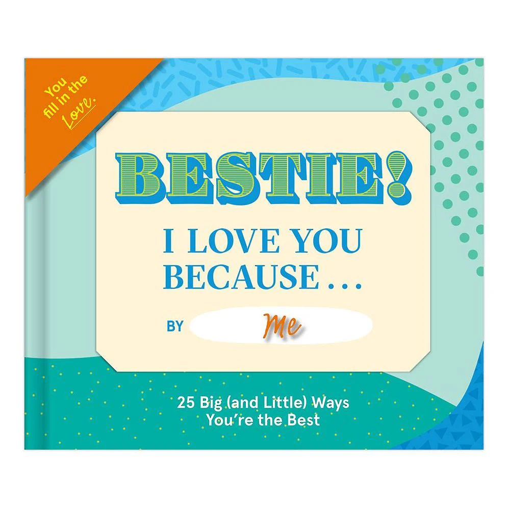 Bestie I Love You Because Fill in the Love Book - Image 5