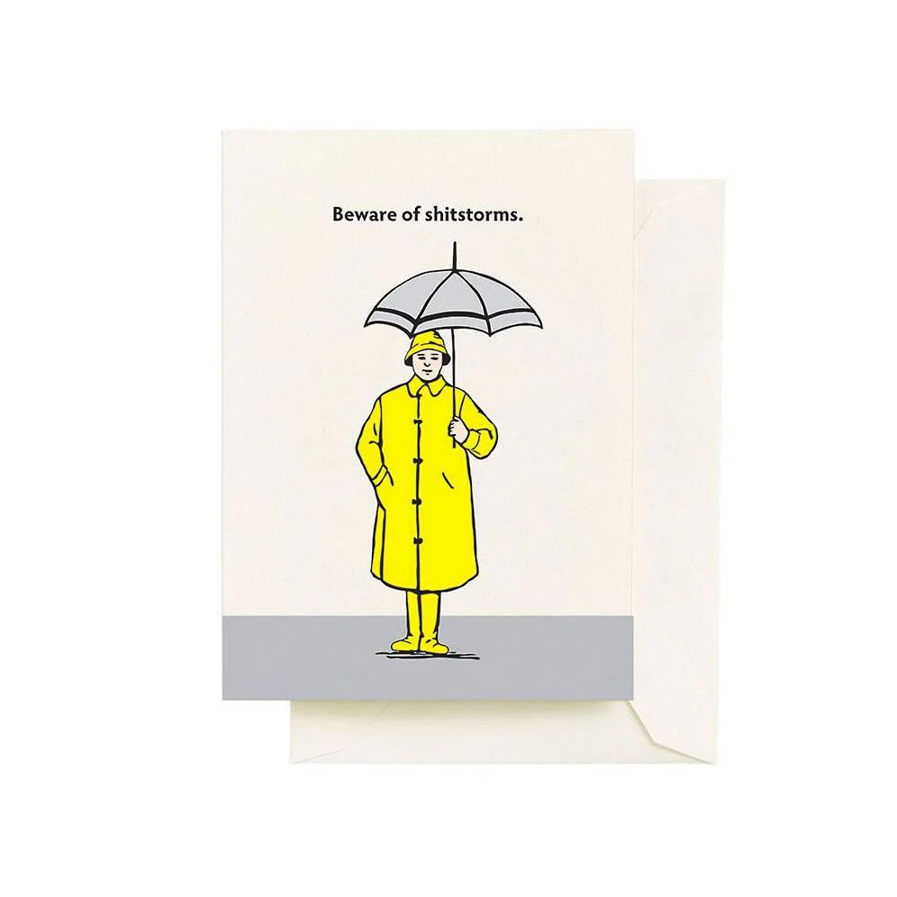 Beware Of Storms Greeting Card