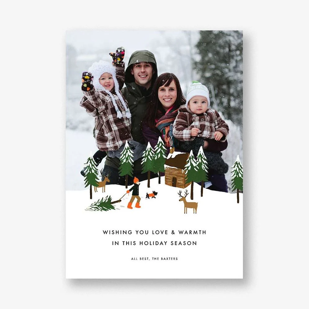 Big Bark Hunter Square Photo Card