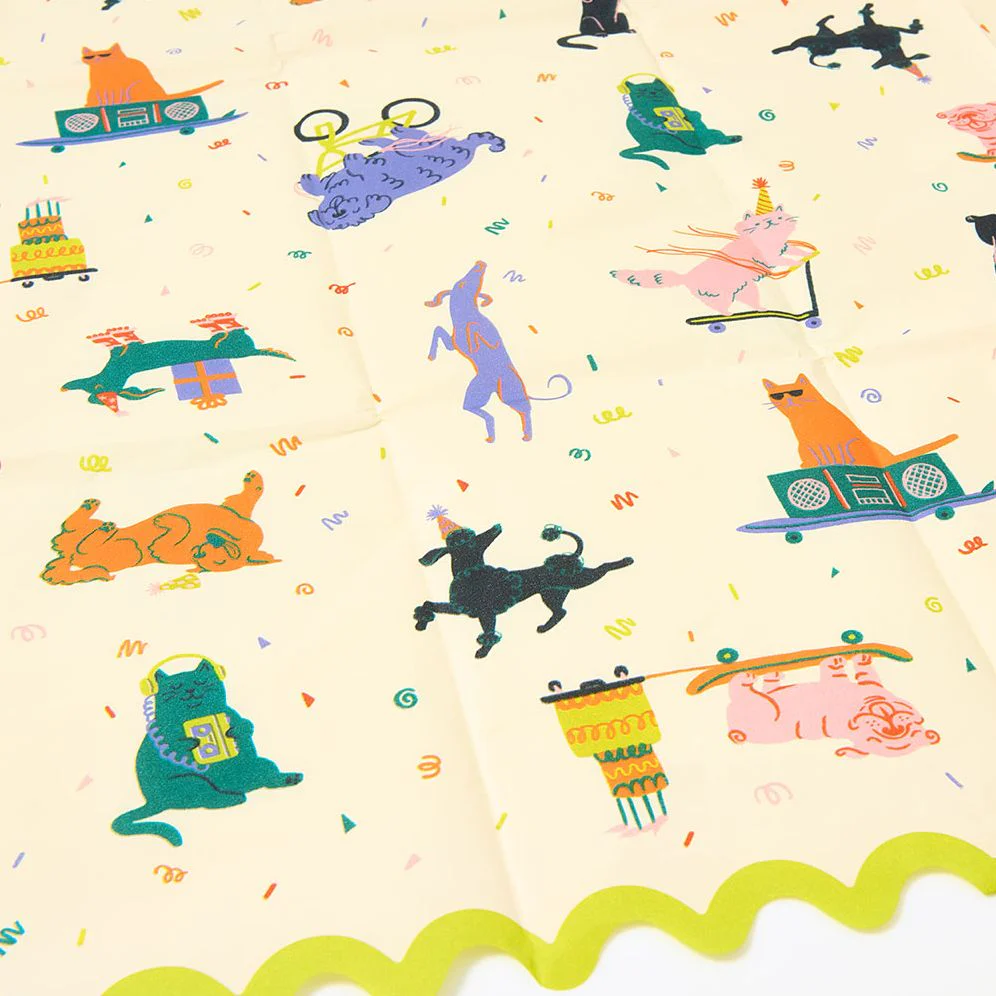 Birthday Animal Table Cover - Image 2