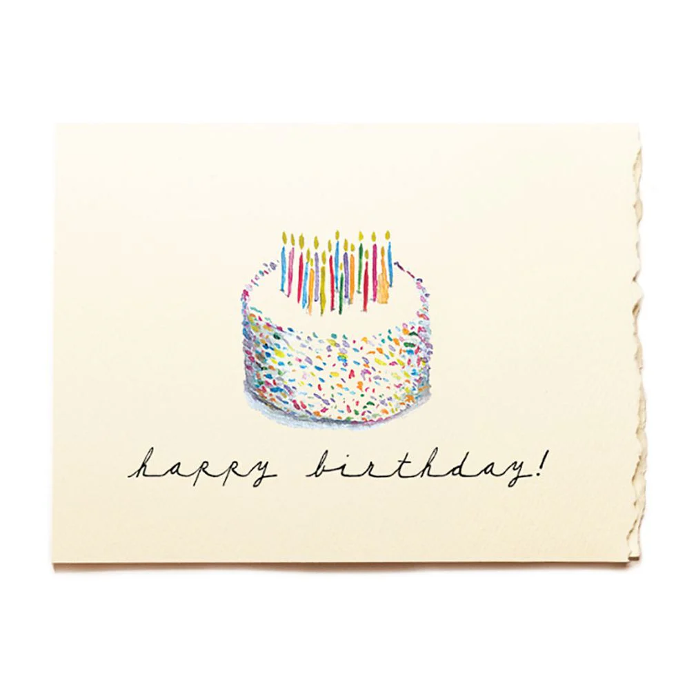 Birthday Cake Sprinkles Birthday Card