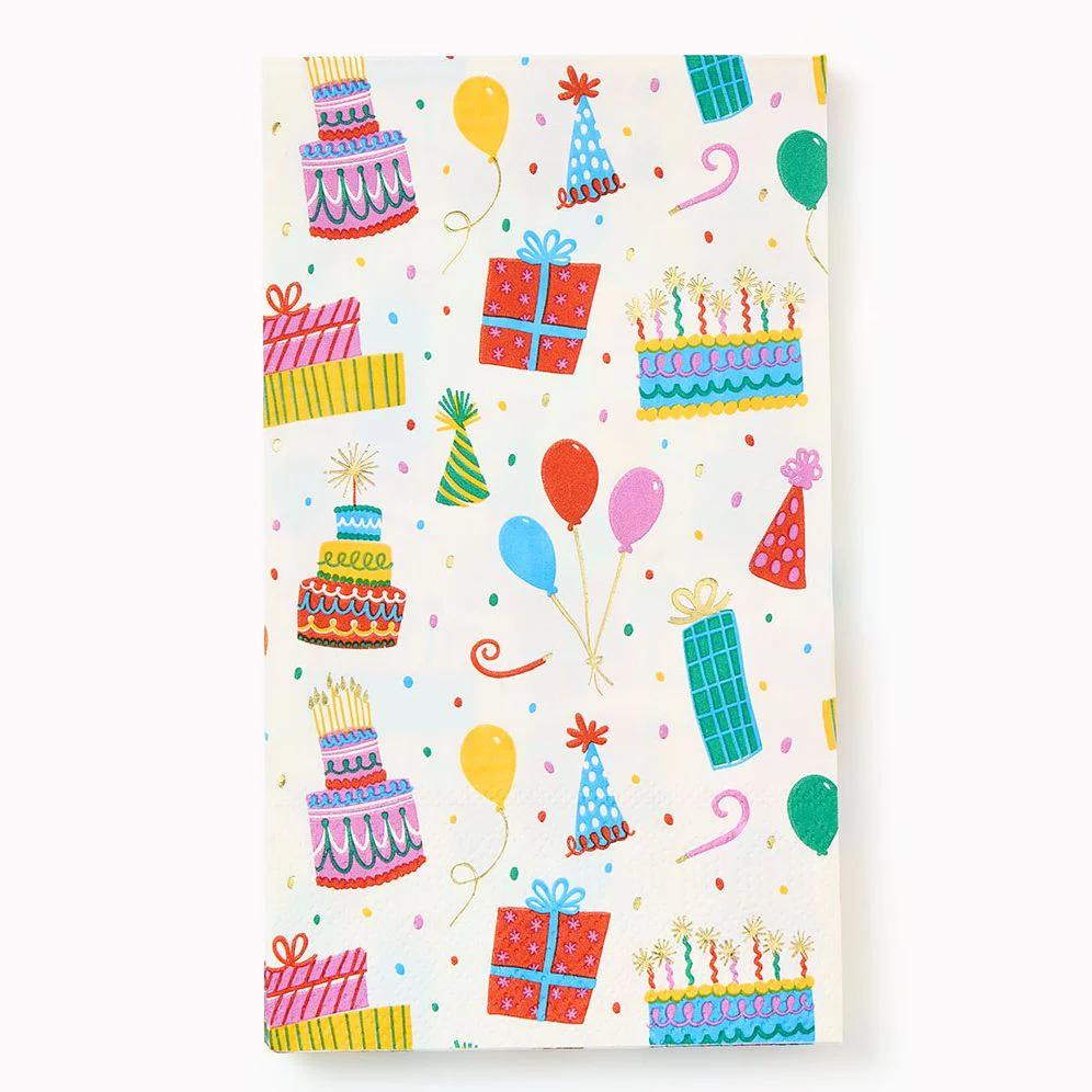 Birthday Icons Guest Napkins Set of 20